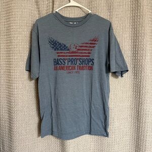 Bass Pro Shops Blue Graphic Tee